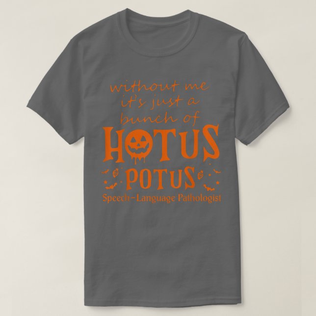 T-shirt Halloween Thérapie de la parole drôle Discours Lan (Design devant)