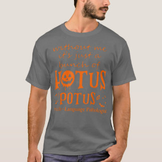 T-shirt Halloween Thérapie de la parole drôle Discours Lan