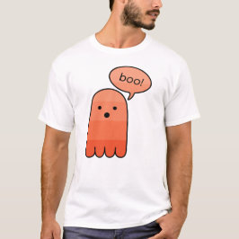 T-shirt Halloween Tiger Orange Boo Ghost