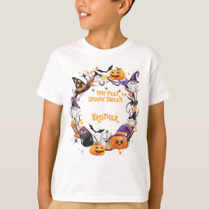 T-shirt Halloween Tiny Feet, Baby shower sucré Éffrayant B