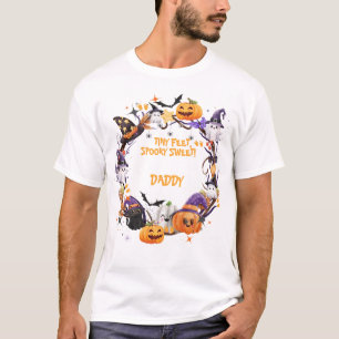 T-shirt Halloween Tiny Feet, Baby shower sucré Éffrayant D