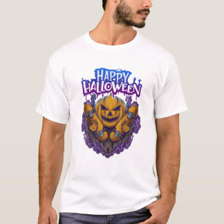 T-shirt Halloween-Trick Ou Traiter Halloween-Citrouille.Co