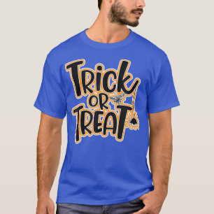 T-shirt Halloween Trick ou Treat Fun Spider