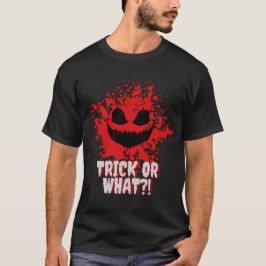 T-shirt Halloween tricoté ou traiter