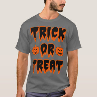T-shirt Halloween Tricoter Ou Traiter5