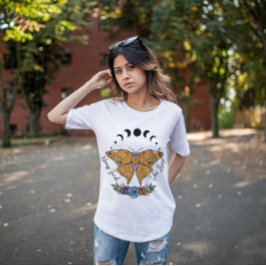 T-SHIRT HALLOWEEN TROUVE TOUJOURS CELESTIEL LÉGER BUTTERFL