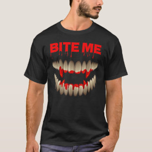 T-shirt Halloween Vampire Bloody Teeth Fangs costume