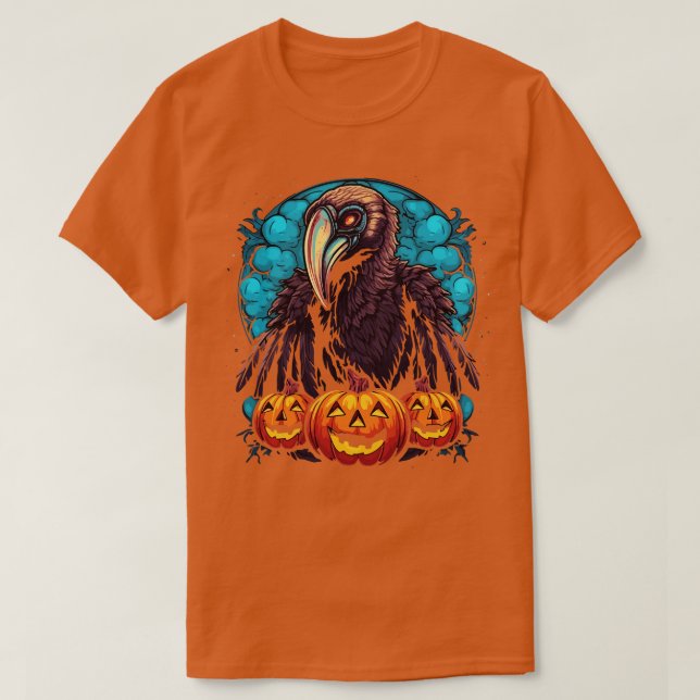 T-shirt Halloween vautour (Design devant)