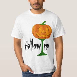 T-shirt Halloween vin Citrouille Hallowino