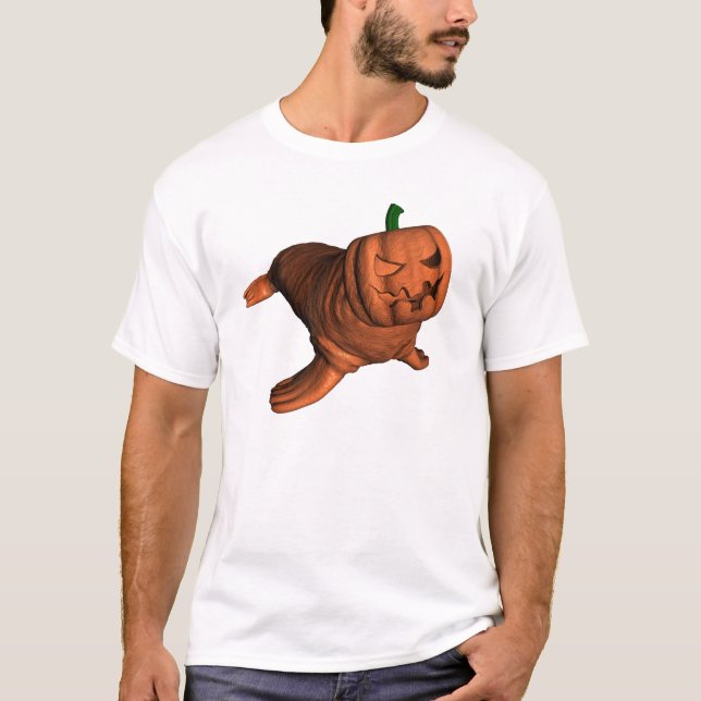 T-shirt Halloween Walrus (Devant)