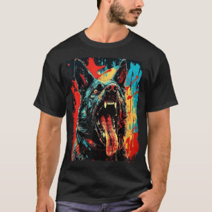 T-shirt Halloween zombie berger allemand