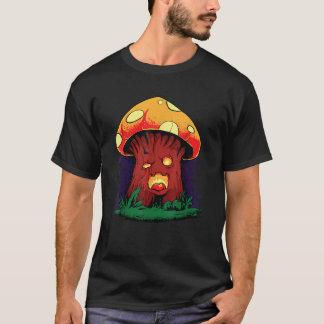 T-shirt Halloween Zombie Citrouille de champignons sorcièr