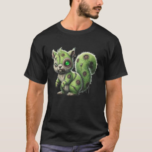 T-shirt Halloween Zombie Squirrel Zombie Zombie Squirrel
