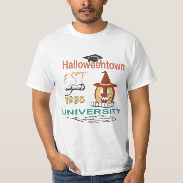 T-SHIRT HALLOWEENTOWN EST 1998 UNIVERSITY (Devant)