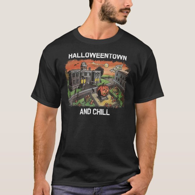 T-shirt Halloweentown Et Chaud   (Devant)