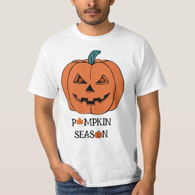T - Shirt hallowen "Pumpkin Season Vibes" (Vorderseite)