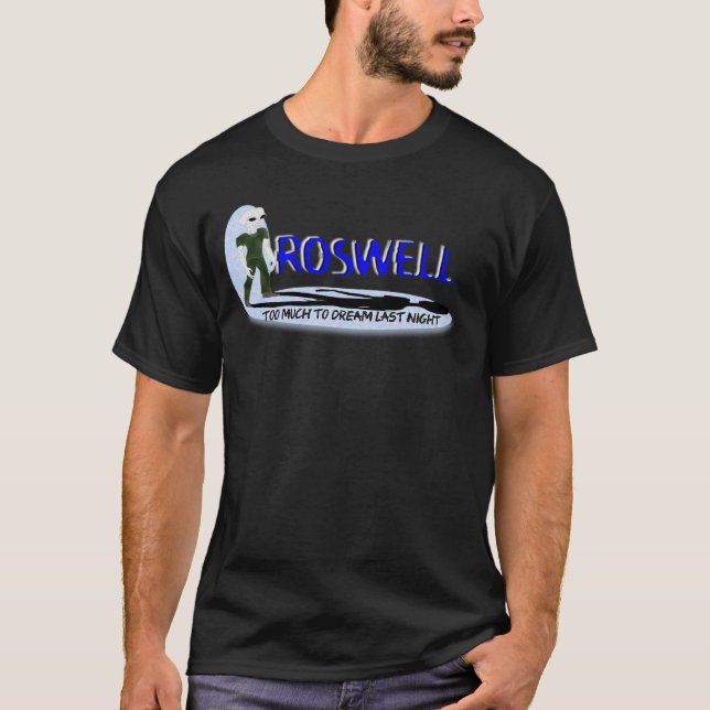 T-shirt Hallucination de Roswell dans le bleu (Devant)