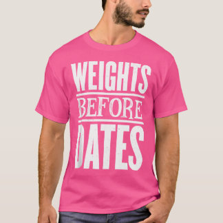 T-shirt Haltères avant les dates Fort Fitness Gym Haltérop