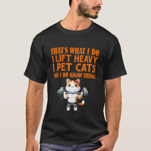 T-shirt Haltérophile Ce que je fais Soulever des poids et