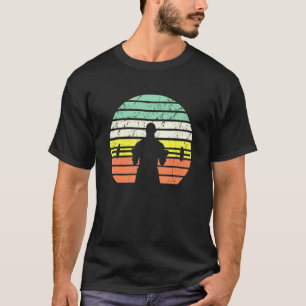 T-shirt Haltérophile Curl Du Biceps Haltérophilie Vintage