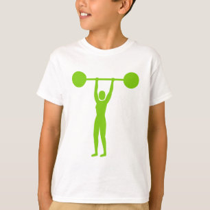 T-shirt Haltérophilie 02 - Vert de Martien