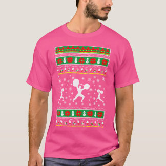 T-shirt Haltérophilie Noël Laid