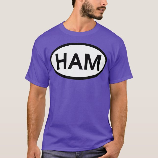 T-shirt HAM amateur radio (Devant)