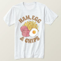 Ham Egg and Chips British Cuisine Pub Cuisine alim