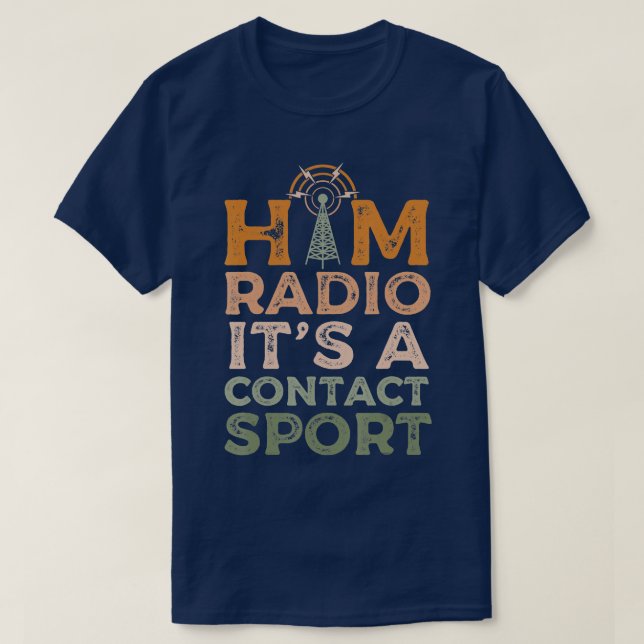 T-shirt Ham Radio Amateur Radio Code Morse pour Radio Oper (Design devant)