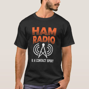T-shirt Ham Radio Est Un Contact Sport Morse Code Opérateu