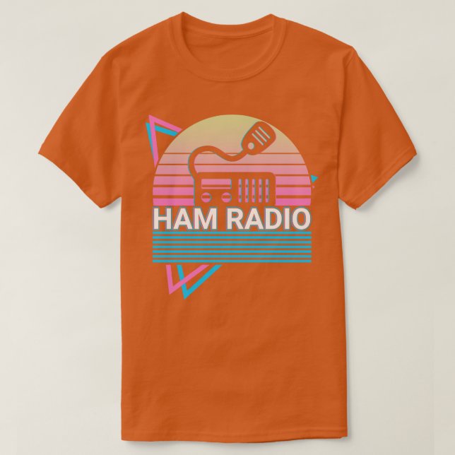 T-shirt Ham Radio Opérateur Amateur Radio Retro Cadeau (Design devant)