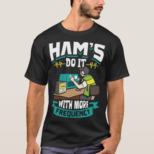 T-shirt Ham Radio Radio Operator Amateur Radio Signal (Devant)