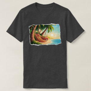 T-shirt Hamac en palmiers