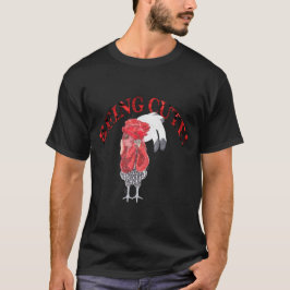 T-SHIRT HAMBURG CHICKEN BEING CUTE