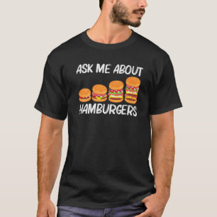 T-shirt Hamburger cool Pour Hommes Femmes Cheeseburger Fas