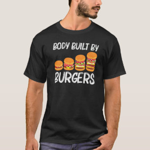 T-shirt Hamburger Cool Pour Hommes Femmes Cheeseburger Res