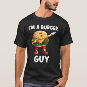 T-shirt Hamburger Pour Hommes Papa Burger Cheeseburger Foo