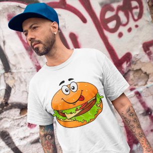 T-shirt Hamburger Tasty
