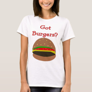 T-shirt Hamburgers obtenus ? ? Cadeaux/chemises drôles