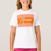 HAMbWG - Chemise T pour enfants - Bandes orange