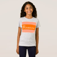 HAMbWG - Chemise T pour enfants - Bandes orange