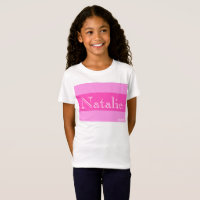 HAMbWG - Chemise T pour enfants - Bandes roses