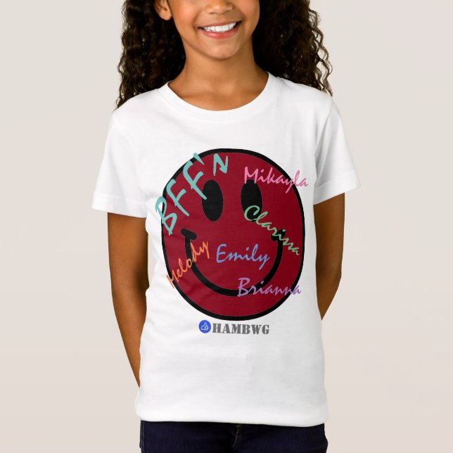 T-Shirt HAMbWG - Jersey - BFF Red Emoji (Devant)