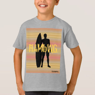 T-shirt HAMbWG - T Chemise - Gradients pâles Surfer