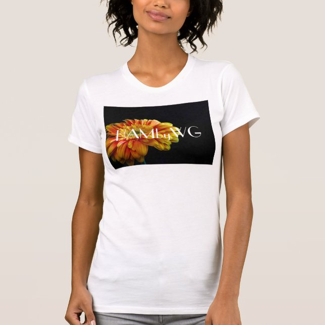 T-shirt HAMbyWG Jaune-orange Gerber Daisy (Devant)