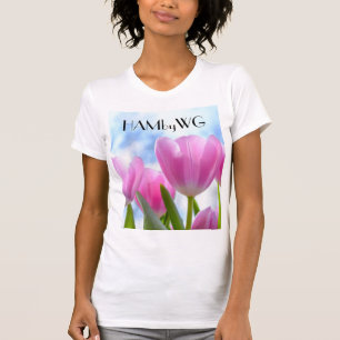 T-shirt HAMbyWG - Tulipes roses