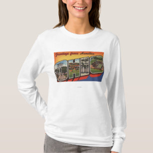 T-shirt Hamilton, Ohio - grandes scènes de lettre