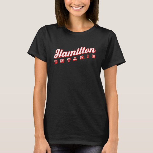 T-shirt Hamilton Ontario (Devant)