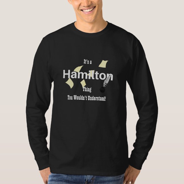T-shirt Hamilton Shirt (Devant)