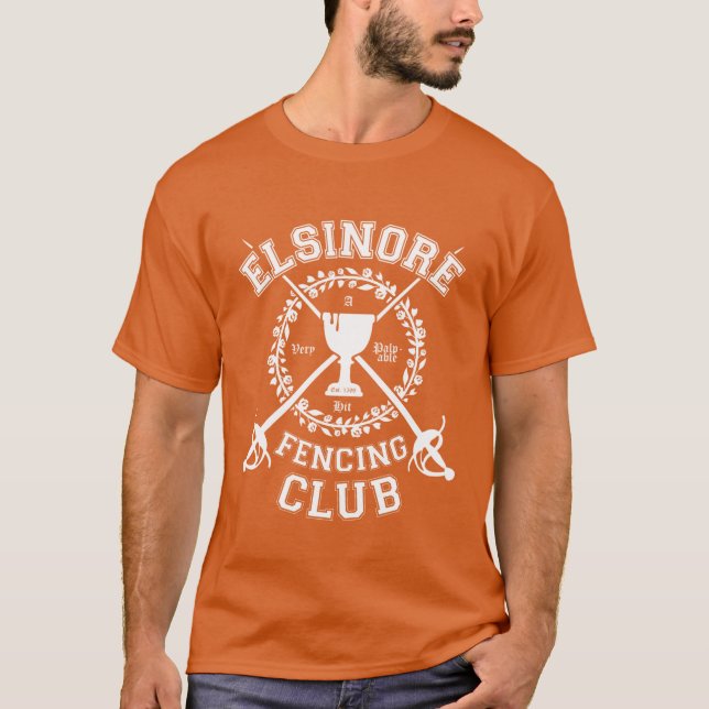 T-shirt Hamlet Andrew Scott wore this Elsinore Fencing Clu (Devant)